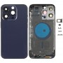 עבור iPhone 14 Pro Max כיסוי גב סוללה עם מפתחות צד ומגש כרטיסים, גרסה: CE גרסת האיחוד האירופי (סגול)