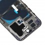 Для iPhone 14 Pro Задня кришка батареї з живленням + гнучким кабелем гучності + модулем бездротового заряджання, версія: версія CE EU (фіолетова)