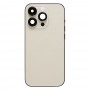 Для iPhone 14 Pro задняя крышка аккумулятора с боковыми клавишами и лотком для карт, версия: китайская версия (золотая)