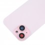 Задня кришка батареї для iPhone 15 із кришкою об’єктива камери + магніт MagSafe (рожевий)