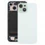Do iPhone'a 15 Tylna pokrywa baterii z osłoną obiektywu aparatu + magnes MagSafe (zielony)