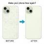 Do iPhone'a 15 Tylna pokrywa baterii z osłoną obiektywu aparatu + magnes MagSafe (zielony)
