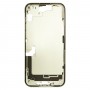 Pour iPhone 15 Plaque de lunette du cadre central avec touches latérales + plateau pour cartes, version : version américaine (jaune)