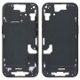 Pro iPhone 15 Středový rámeček rámu s bočními klávesami + přihrádka na karty, verze: čínská verze (černá)