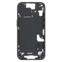 Pro iPhone 15 Středový rámeček rámu s bočními klávesami + přihrádka na karty, verze: čínská verze (černá)