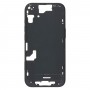 Pro iPhone 15 Středový rámeček rámu s bočními klávesami + přihrádka na karty, verze: čínská verze (černá)