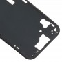 Pro iPhone 15 Středový rámeček rámu s bočními klávesami + přihrádka na karty, verze: čínská verze (černá)
