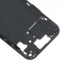 Pro iPhone 15 Středový rámeček rámu s bočními klávesami + přihrádka na karty, verze: čínská verze (černá)