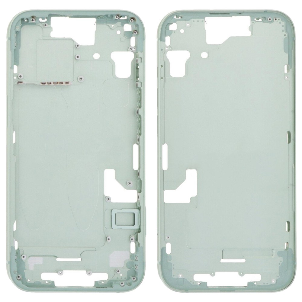 Per iPhone 15 Piastra con cornice centrale con tasti laterali + vassoio scheda, Versione:Versione cinese (verde)