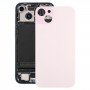 Pro iPhone 15 Plus Skleněný zadní kryt baterie (růžový)