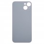 Per iPhone 15 Plus, facile sostituzione del coperchio della batteria posteriore in vetro con foro grande per fotocamera (rosa)