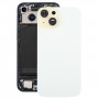 iPhone 15 Plus Glass akkumulátor hátlaphoz fényképezőgép lencsevédővel (sárga)