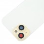 iPhone 15 Plus Glass akkumulátor hátlaphoz fényképezőgép lencsevédővel (sárga)