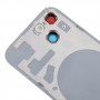 iPhone 15 Plus Glass akkumulátor hátlaphoz fényképezőgép lencsevédővel (sárga)