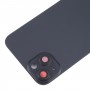 Задня кришка батареї для iPhone 15 Plus із кришкою об’єктива камери + магніт MagSafe (чорний)