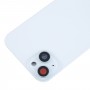 For iPhone 15 Plus Battery Back Cover with Camera Lens Cover + MagSafe Magnet(Blue)
