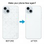 For iPhone 15 Plus Battery Back Cover with Camera Lens Cover + MagSafe Magnet(Blue)