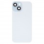 Do iPhone'a 15 Plus Szklana tylna pokrywa baterii ze wspornikiem lampy błyskowej + moduł ładowania bezprzewodowego (niebieski)