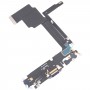 Pour iPhone 15 Pro Max Câble flexible de port de charge d'origine (bleu)
