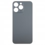 Pro iPhone 15 Pro Max Glass zadní kryt baterie (černý)