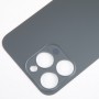 Pro iPhone 15 Pro Max Glass zadní kryt baterie (černý)