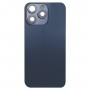 Per iPhone 15 Pro Max Cover posteriore batteria in vetro con staffa flash + modulo di ricarica wireless (blu)