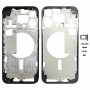 Для iPhone 15 Pro Max лицевая панель в средней рамке с боковыми клавишами + лоток для карт, версия: версия для США (черная)