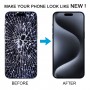 För iPhone 15 Pro Max OEM LCD-skärm med digitaliserare komplett montering