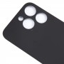 Pour iPhone 15 Pro Remplacement facile Grand trou de caméra Couvercle de batterie arrière en verre (Bleu)