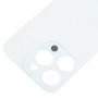 Dla iPhone 15 Pro Łatwa wymiana Duży otwór aparatu Szklana tylna pokrywa baterii (biała)