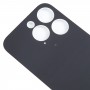Dla iPhone 15 Pro Łatwa wymiana Duży otwór aparatu Szklana tylna pokrywa baterii (biała)