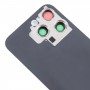 iPhone 15 Pro-სთვის მინის ბატარეის უკანა საფარი კამერის ლინზის საფარით (თეთრი)