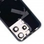 För iPhone 15 Pro Glass batteribaksida med blixtfäste + trådlös laddningsmodul (blå)