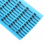 Pour iPhone 15 Pro 100 pièces/ensemble autocollant adhésif noir pour fond LCD (01)
