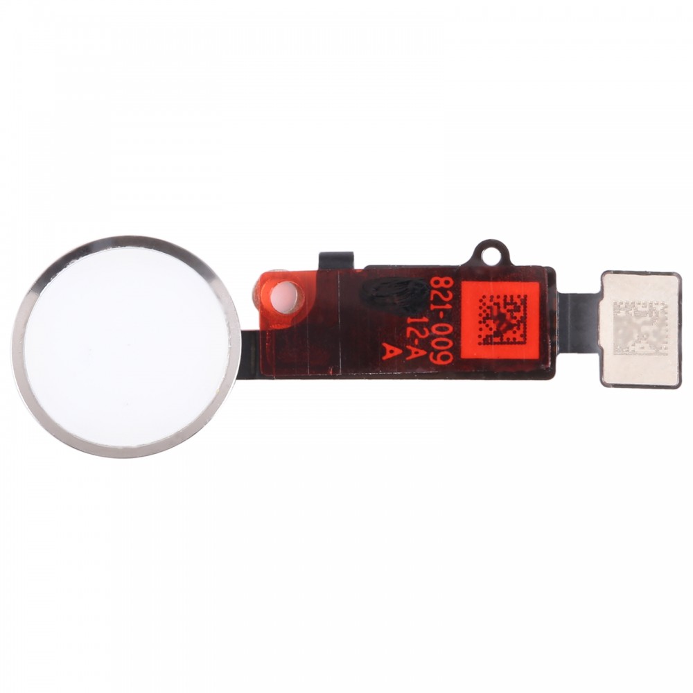 Tecla de inicio, que no admite identificación de huellas dactilares para iPhone SE 2022 de 3.ª generación (plateada)