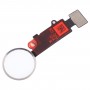 Tecla de inicio, que no admite identificación de huellas dactilares para iPhone SE 2022 de 3.ª generación (plateada)