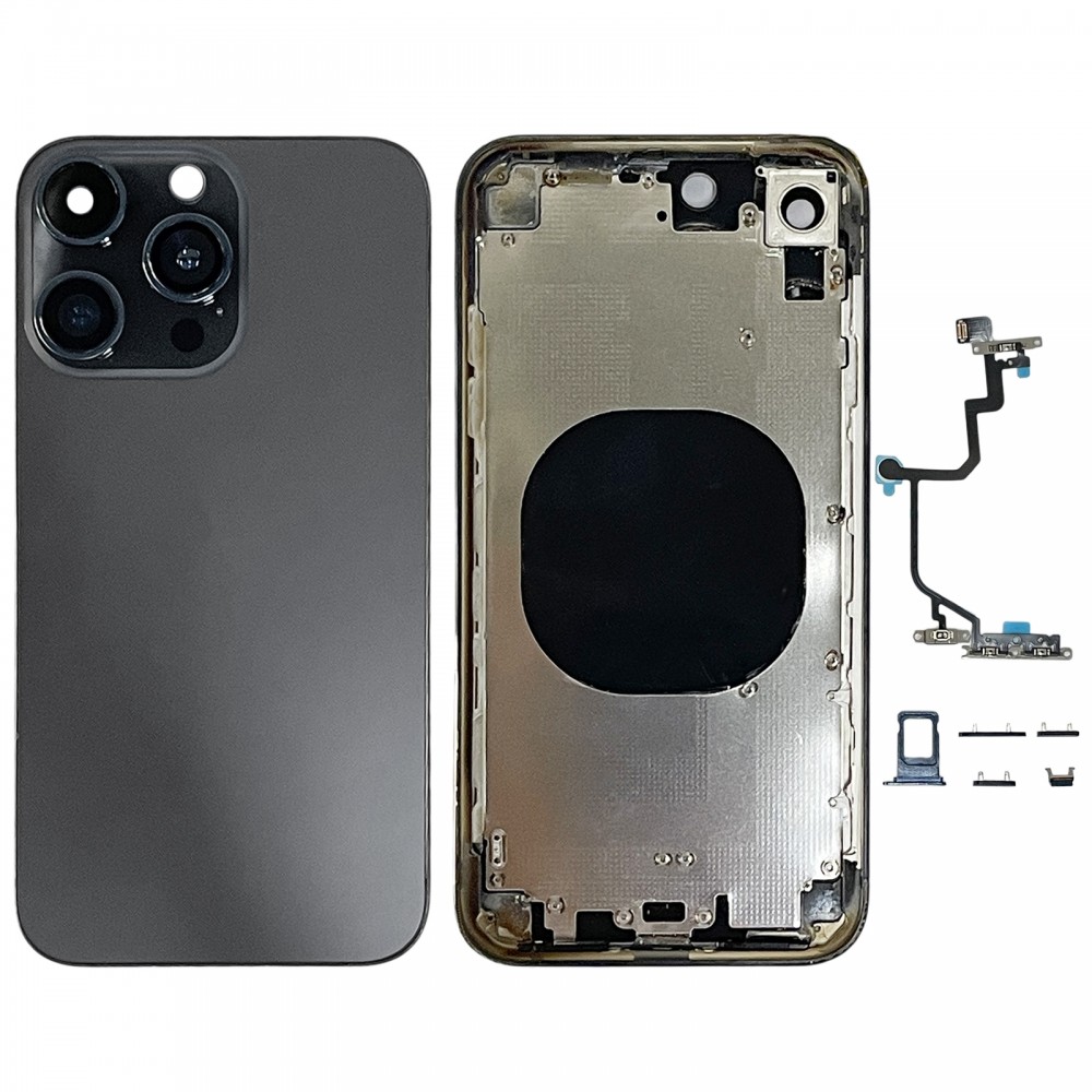 Задняя крышка с имитацией внешнего вида iP15 Pro для iPhone XR(Черный)