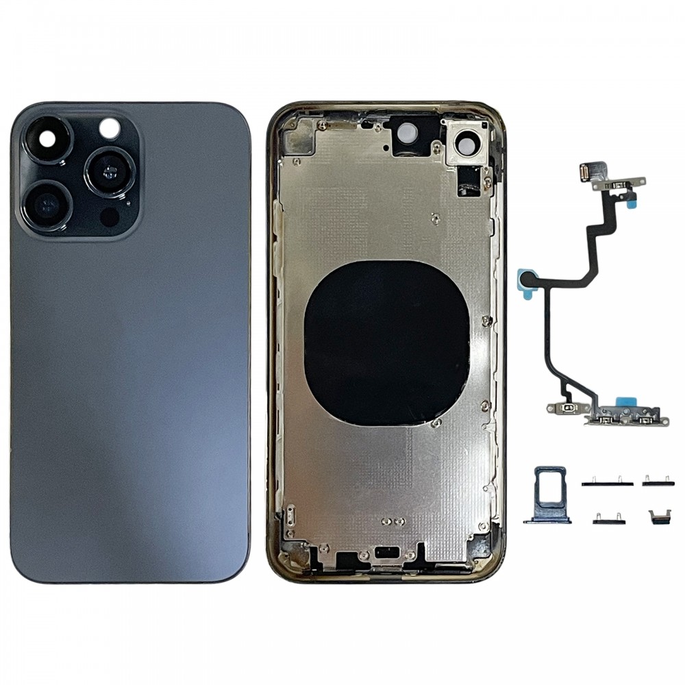 Задня кришка з імітацією зовнішнього вигляду iP15 Pro для iPhone XR (синя)