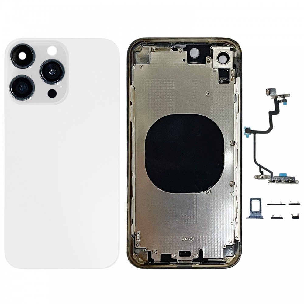 Задняя крышка с имитацией внешнего вида iP15 Pro для iPhone XR(Белый)