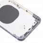 Hátsó borító iP15 Pro Max megjelenését imitálva iPhone XS Maxhez (kék)