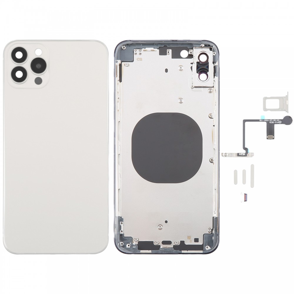 Tylna okładka z wyglądem imitującym iP15 Pro Max do iPhone'a XS Max (biała)