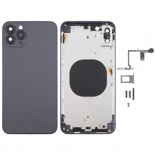 Back Cover with Appearance Imitation of iP14 Pro Max for iPhone XS Max(Black) 