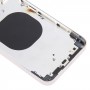 iPhone XS Max用iP14 Pro Maxを模したバックカバー(ゴールド)