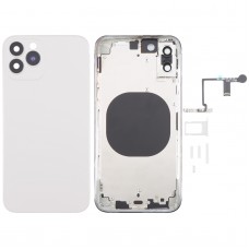 Cover posteriore con imitazione dell'aspetto dell'iP15 Pro per iPhone XS (bianco) 