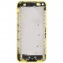 Full Housing Chassis / Back Cover with Mounting Plate & Mute Button + Power Button + Volume Button + Nano SIM Card Tray for iPhone 5C(Yellow)
