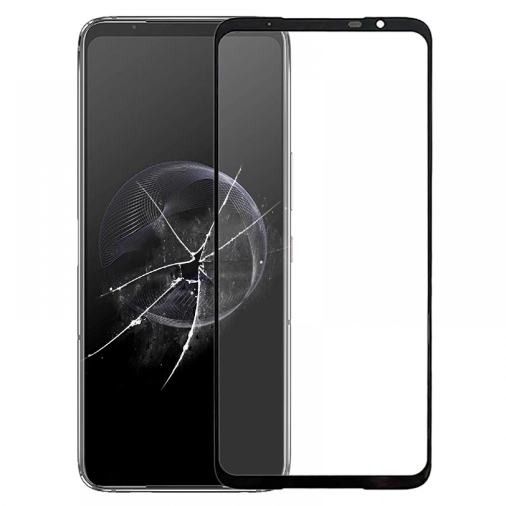 Asus ROG Phone 7 Ultimate AI2205 első képernyős külső üveglencséhez, optikailag átlátszó OCA ragasztóval