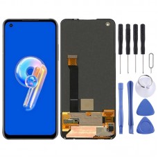 Super AMOLED LCD Screen For Asus Zenfone 9 AI2202-1A006EU AI2202 With Digitizer Full Assembly(Black)