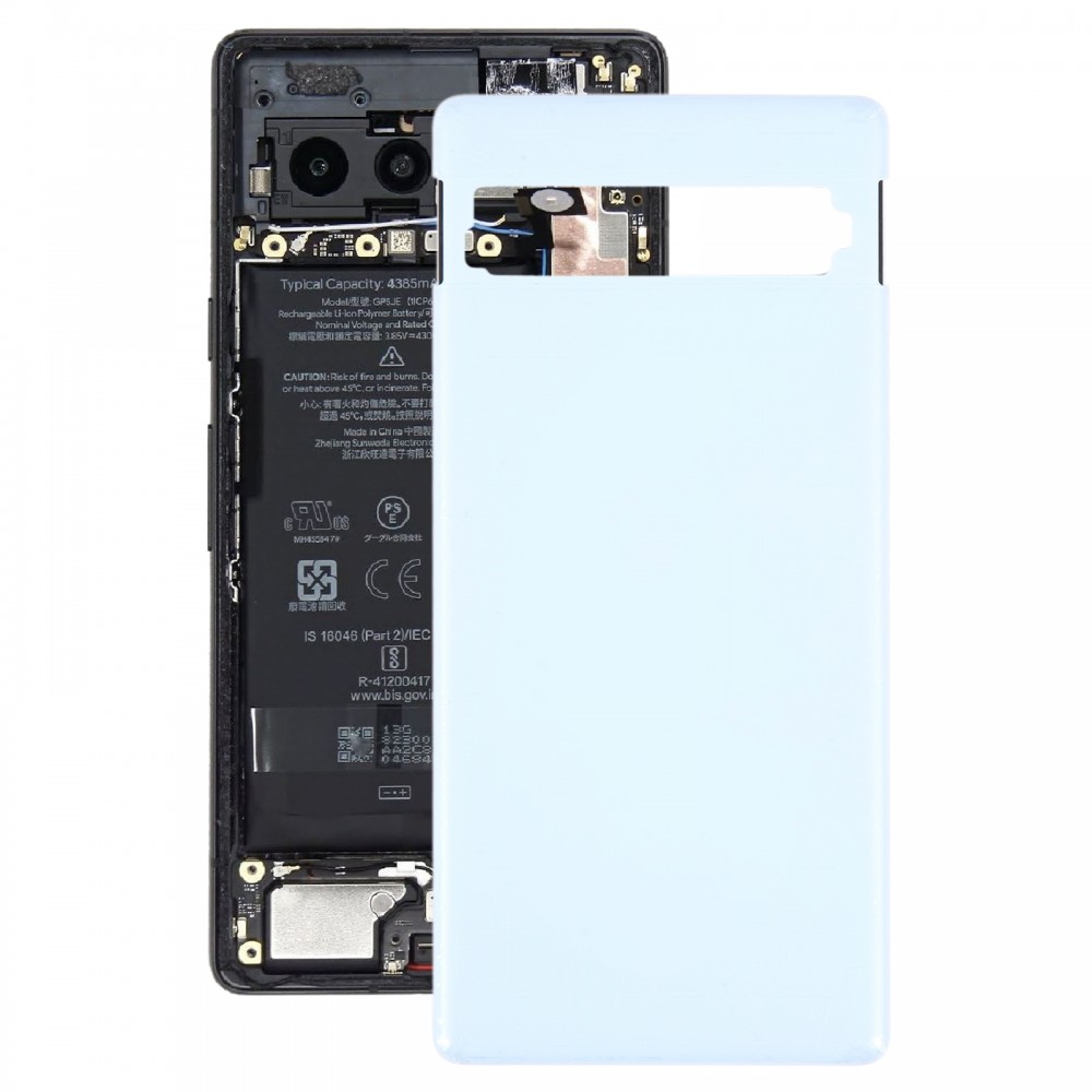 Per la copertura posteriore della batteria originale di Google Pixel 7a (blu)