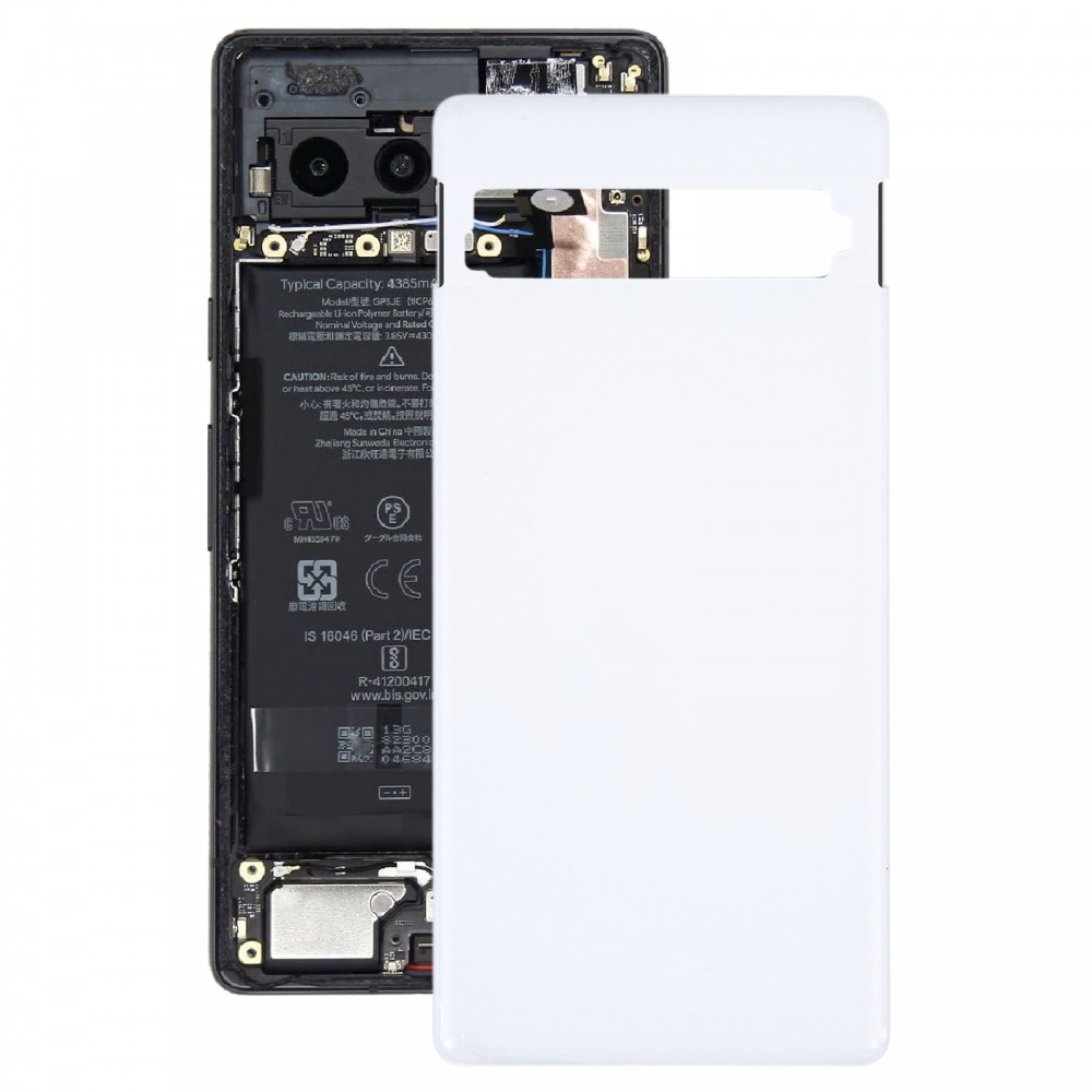 Do oryginalnej tylnej pokrywy baterii Google Pixel 7a (biała)