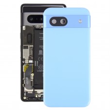 Für Google Pixel 8A Akku-rückseitige Abdeckung mit Kameraobjektivabdeckung (blau) 